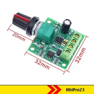 PWM motor speed controller circuit 2A DC 3V-12V