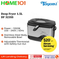 Toyomi Deep Fryer 1.5L DF 323SS | DF323SS
