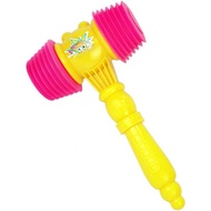 Squeaky Hammer Plastic Gavel Squeaky Toy Whistle Sound Toy for Kids Baby and Party Favors Hammer