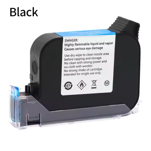 12.7mm Fast Dry Ink Cartridge JS12 2588 2588+M 308S M8700K Handheld TIJ Ink Cartridge Print Colorful