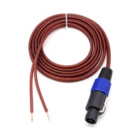 GOLLEY LION สายลำโพงกระจุกกระจิก4เสา NL4FC คู่ปลั๊กเปลือยสำหรับลำโพงเวที