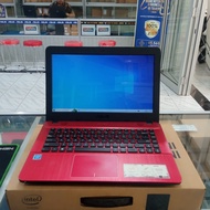 Second Asus  X441MA RED N4000 Ram 4Gb Hdd 500Gb Win 10 Layar 14"HD 