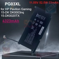 PG03XL Laptop Battery for HP Pavilion Gaming 15-DK DK0003nq 15-DK0020TX 15-EC 15-EC0000 OMEN 5X FPC5