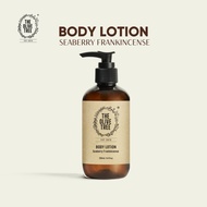 The Olive Tree Seaberry Frankincense Body Lotion 250ml for dry skin flaky skin and irritated skin - Natural Ingredients
