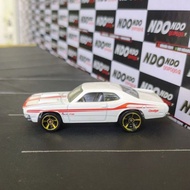Hot Wheels '71 Dodge Demon White 2nd Loose - 2011 Street Beasts [Walmart]