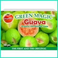 ☢ ▦ ♠ 2 BOXES GREEN MAGIC GUAVA SOAP AUTHENTIC