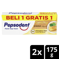 [BELI 1 GRATIS 1] Pepsodent Pasta Gigi Complete 8 Siwak 175g