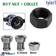 TYLER1 Collet Chuck With Nut Conversion Head Collet Chuck Adapter Woodworking Tool Engraving Electri