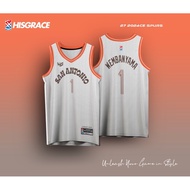 2024CE SPURS HG BASKETBALL CONCEPT JERSEY TIGERS FULL SUBLIMATION JERSEY FREE CUSTOMIZE NAME AND NUM