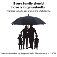 UV protection automatic long handle umbrella, UV protection, black, navy blue, red, 135 cm, automati