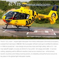 FLYWING EC135 470 Size RC Helicopter 4-Blade 6CH Scale Helicopter with ACE Flight Control & LED Ligh