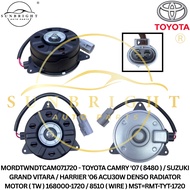 TOYOTA CAMRY '07 ( 8480 ) / SUZUKI GRAND VITARA / HARRIER '06 ACU30W DENSO RADIATOR MOTOR ( TW ) 168