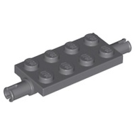 Part Lego 30157 Plate Modified 2 x 4 with Pins and Thin Angled Supports