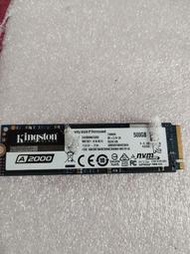 限時下殺金士頓A2000      500G m.2 nvme ，成色如圖，正常使用的