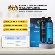 (stock insg) best seller beaudora shampoo, shampoo uban, hair dye