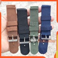Canvas watch strap nylon canvas watch strap 18mm 20mm 22mm 24mm