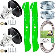 Mower 46 Deck Rebuild Kit Compatible with MTD Cub Ca det Crafts man T1500 T1600 Includes 2 Spindle 6