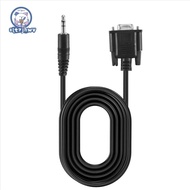 DB9 9 Pin VGA female cable ,DB 9 Female to TRS 3.5mm (1/8in) TRS Stereo Male Serial Data Cable-6 Fee