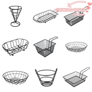 CHIHIRO1BFT8 1Pcs Fryers Basket, Home BBQ Kitchen Tool Mesh  Frying Tray,  Iron with Handle French D