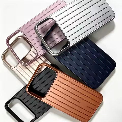 Luggage phone case aluminum alloy phone case 3D phone case For iPhone 17 Pro Max 16 15 14 case 17 pr