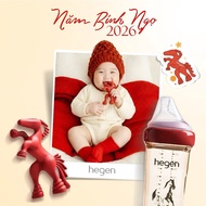 Hegen horse milk bottle + teether gift Set -Hegen Majestic Stallion-Khanhlinhbaby