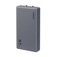 [New] AUKEY Comet Slim 67W หัวชาร์จเร็ว PD Wall Charger with GaN Technology รองรับ USB-C ชาร์จไว iPh