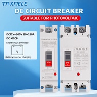 1P 2P DC 250V 600V MCCB Solar Molded Case Circuit Breaker 125A 250A Overload Protection Switch Prote