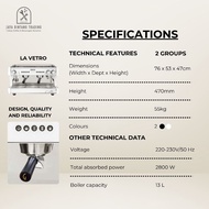 Gaggia La Vetro Espresso Machine 2GR