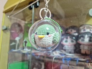 นกเขียว นกอากาเซ่ GOT7 พวงกุญแจไหมพรม พวงกุญแจนกเขียว