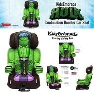 Kids Embrace Car Seat For Older Children Hug Pattern Available From 2 Years Old Hulk Combination Harness Booster Seat.