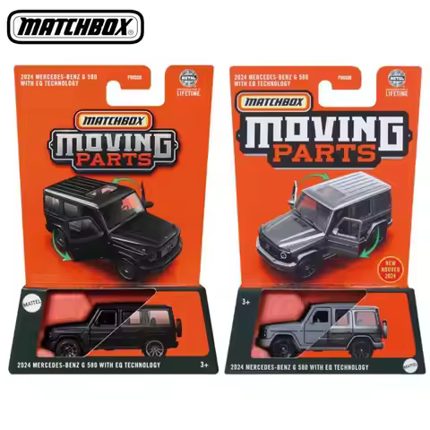 Original Matchbox Car Moving Parts Boys Toys 1/64 Diecast Vehicles Alloy Model Mercedes-Benz G 580 E