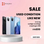 mi 11 ram8gb/256gb snapdragon888 cn rom