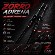 ZORRO ADRENA ROD | 180 | BAITCASTING BAITCASTING BAITCASTING | CARBON SOLID | FUJI Ring | 6-12lbs