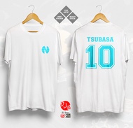 Kaos TSUBASA OZORA CAPTAIN TSUBASA NANKATSU JERSEY FOOTBALL CLUB MANGA ANIME Kaos Distro T-Shirt DJA
