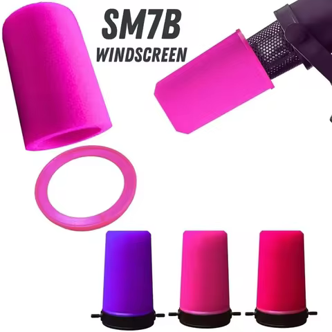 Microphone SM7B Accessory Foam Covers with Retainer Ring for Shure SM7B SM7dB - Pop Filter RK345 Win