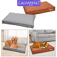 [Lacooppia2] Waterproof Dog Bed Pet Sleeping Mat Comfortable Non Slip Dog Kennel Bed Dog Crate Bed for Medium/Small/Large Dogs
