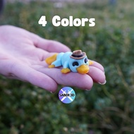 3D printed Flexi platypus toy - 4 colors - keychain