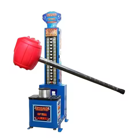 Strongman Game Machine Hammer Decisive Blow Street Snake King Rubber Mallet Strength Measurement Mac