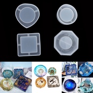 xfcbf1Pc Ashtray Casting Silicone Mold Crystal Transparent Epoxy Resin Mold for Jewelry Storage Box Handmade Crafts Home Decoration