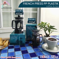 HOME LINE coffee plunger French press tea/ coffee/ coffee filter/ PP plastic coffee container 350ml/