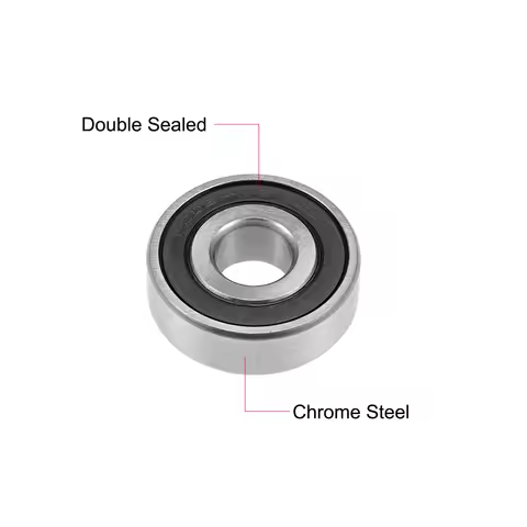 Motoforti 6202-12-2RS Deep Groove Ball Bearing 12x35x11mm Double Sealed Chrome Steel Z2 Lever Bearin