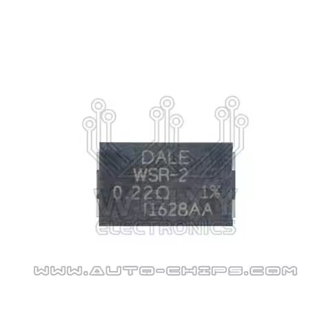 DALE WSR-2 0.22R resistor used for automotives ECU