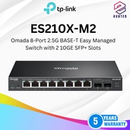 TP-Link ES210X-M2 Omada 8-Port 2.5G BASE-T Easy Managed Switch with 2 10GE SFP+ Slots
