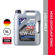 LIQUI MOLY MOS2 LEICHTLAUF 10W40 SEMI SYNTHETIC CAR ENGINE OIL 2184 GERMANY 5L