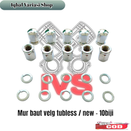 Mur baut velg tubeless mur tubles vespa satu set