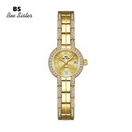 BS Bee Sister 1780นาฬิกาแฟชั่นผู้หญิงนาฬิกาลำลองสแตนเลสสายเหล็กนาฬิกาควอตซ์กันน้ำเพชรหรูหราของขวัญสำ