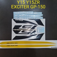 Y15 Y15ZR YAMAHA EXCITER GP150 ( 6 ) BODY STICKER