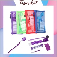 TasUnik88 Ortho Braces Toothbrush / Orthodontic Kit Braces / Ortho Kit Dental Travel Net Holder R113