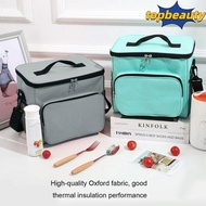 TOPBEAUTY Insulated Lunch Bag, Tote Box Picnic Cooler Bag, Reusable  Cloth Travel Bag Lunch Box Adult Kids