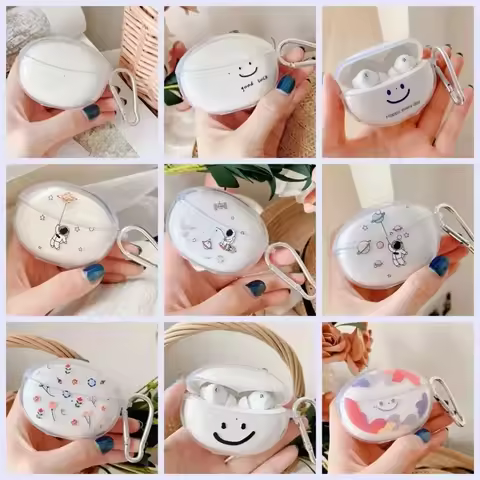 For Huawei Freebuds 6i 5i 4i Freebuds 5 4 3 Freebuds Pro Pro2 Pro3 SE Silicone Transparent TPU Carto